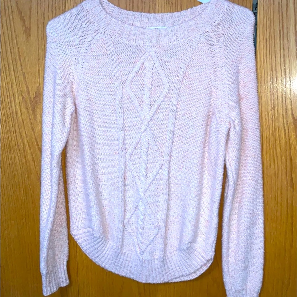 Cream Pink KOHLS Sweater